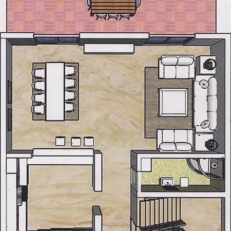 Дом отдыха Seaside Holiday House 14503